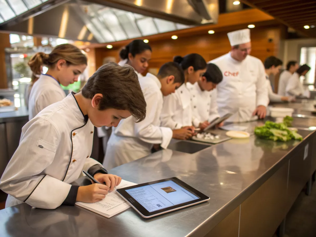 Training Chefs for the Future : The Role of Digital Tools in Culinary Education