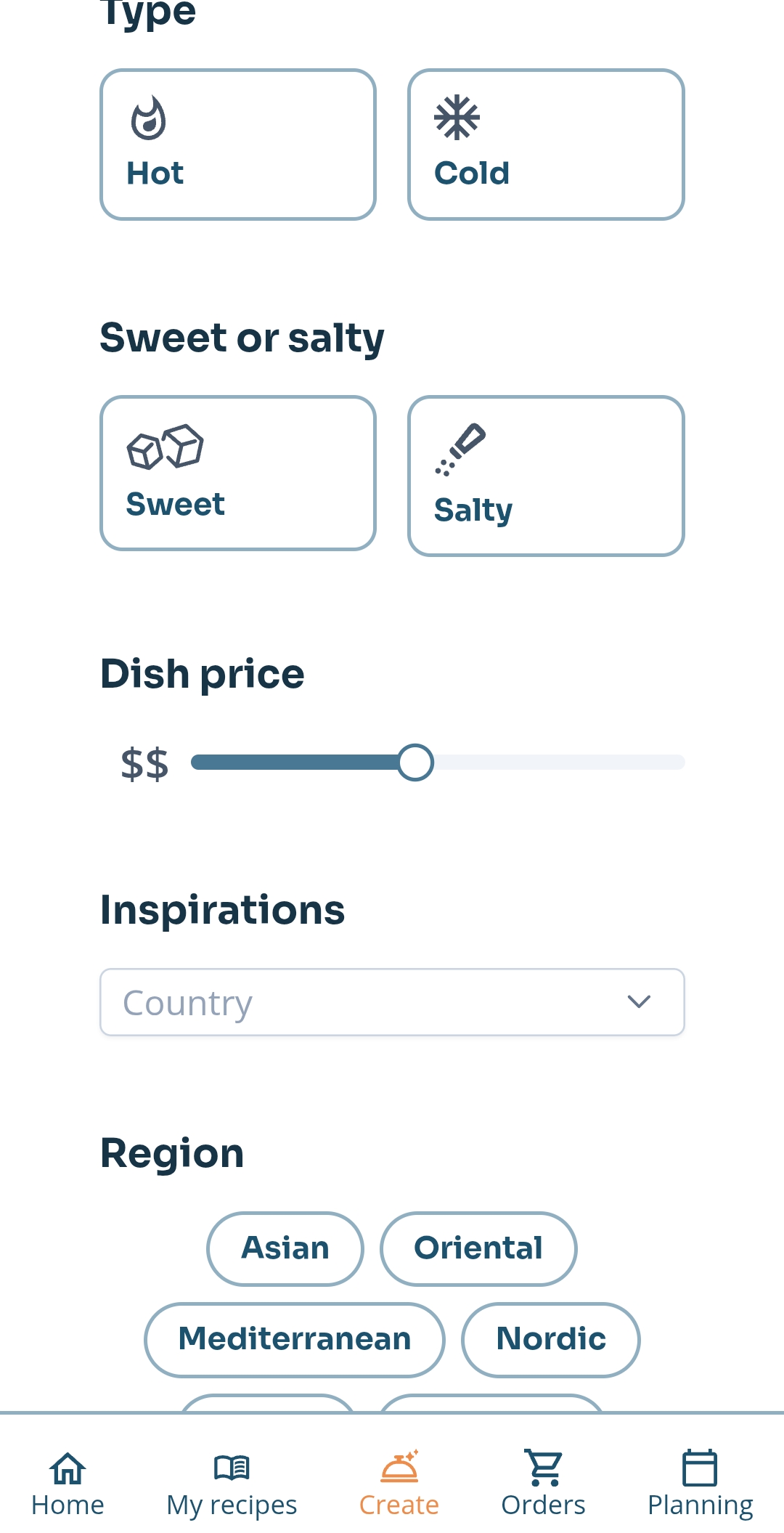 GastronomIA AI recipe generation