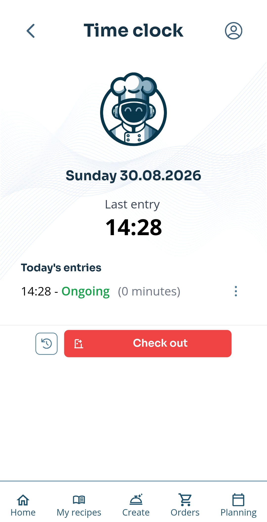 GastronomIA timesheet